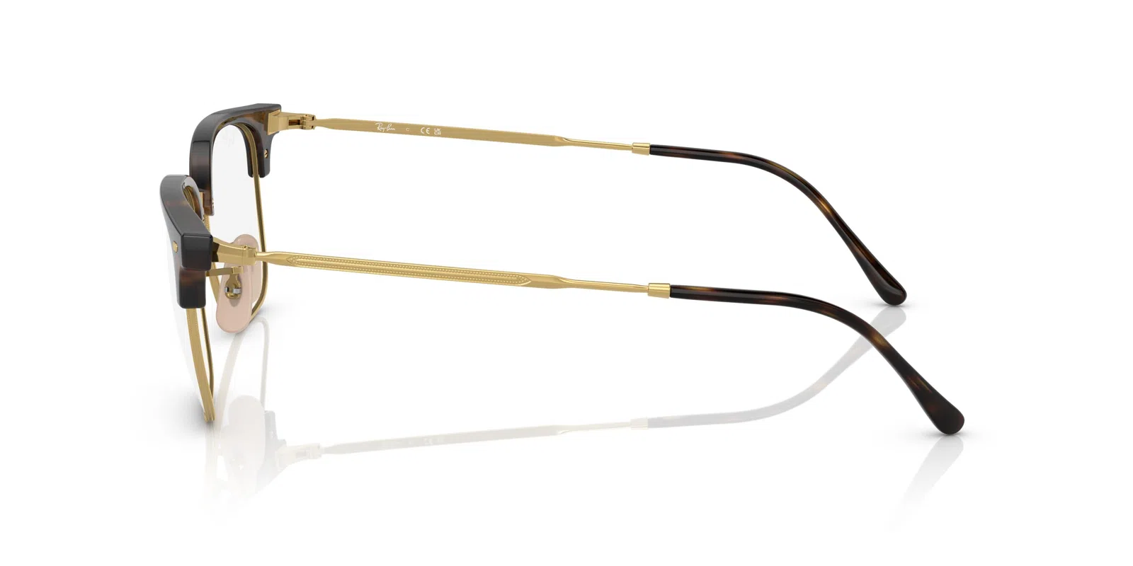 Ray-Ban New Clubmaster 7216 Eyeglasses - Blue On Gunmetal - view 49
